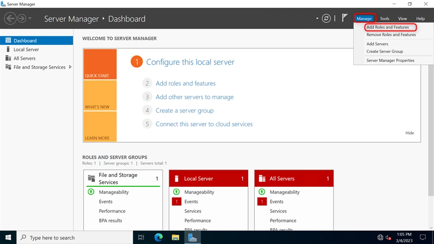 Install And Configure Two Node Failover Cluster