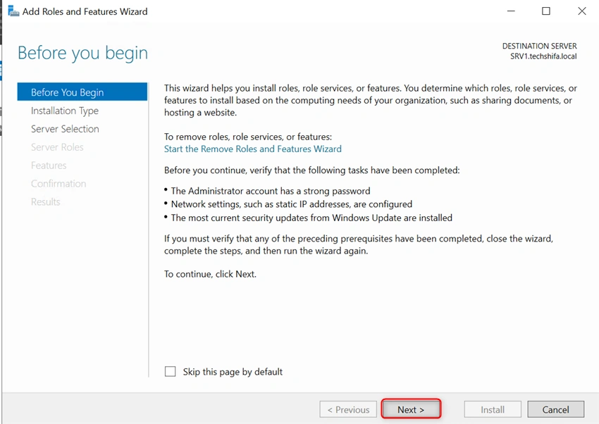 Install And Configure Two Node Failover Cluster