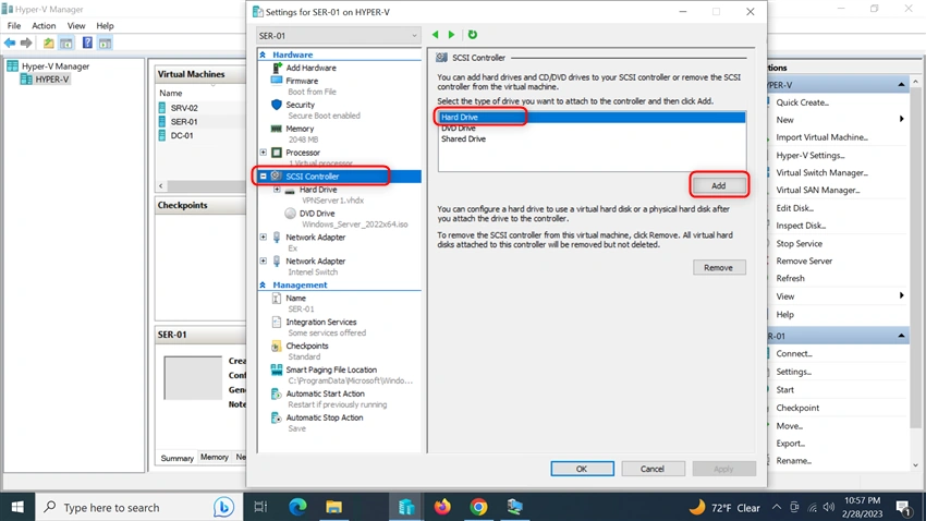 Install And Configure Two Node Failover Cluster