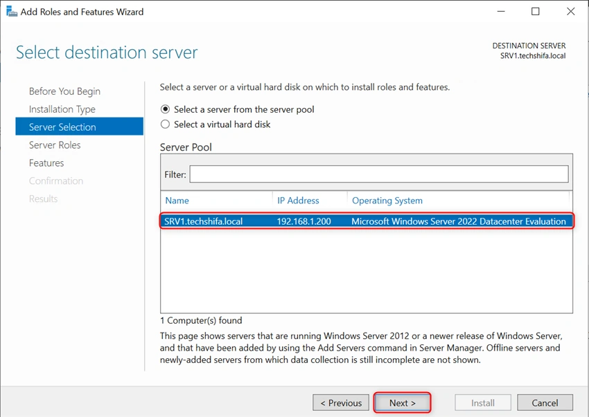 Install And Configure Two Node Failover Cluster