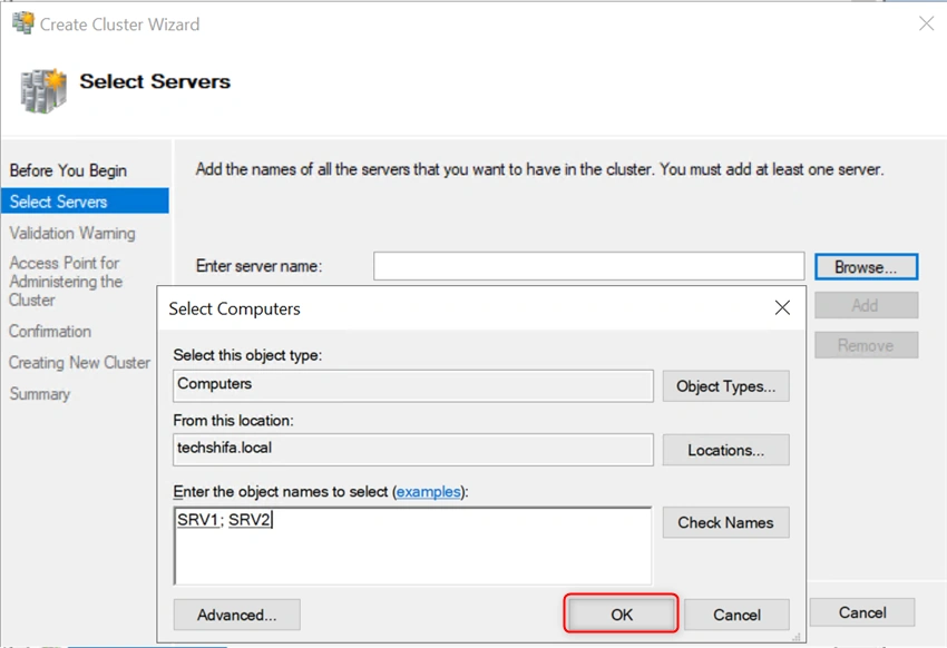 Install And Configure Two Node Failover Cluster