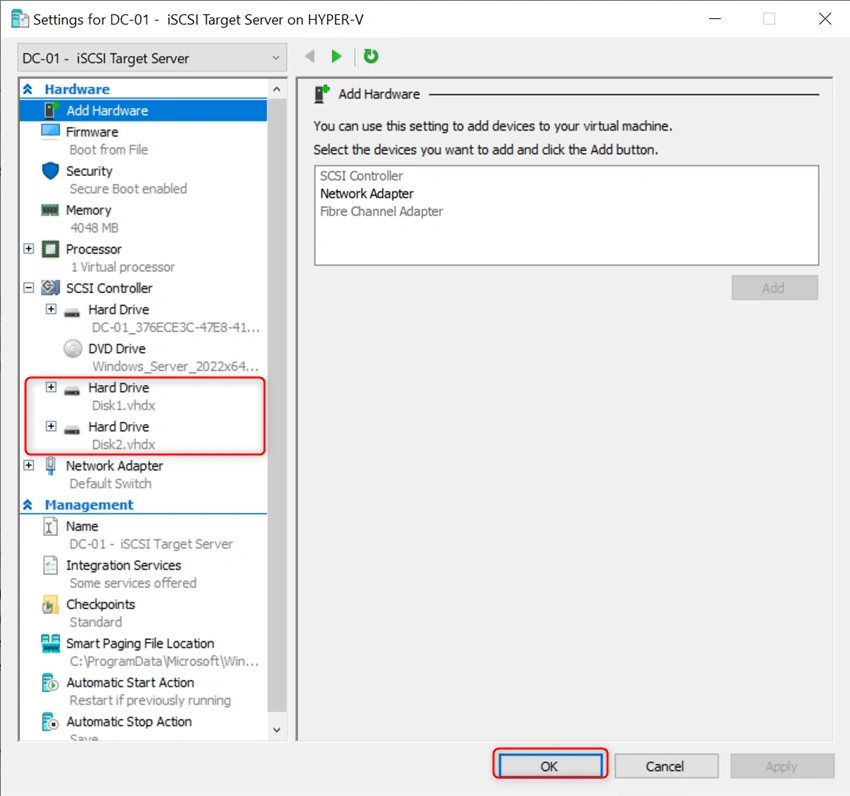 Install And Configure Two Node Failover Cluster