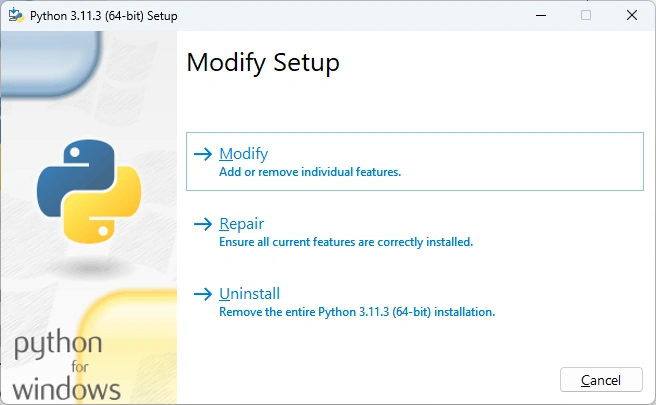 py works, but python doesn't