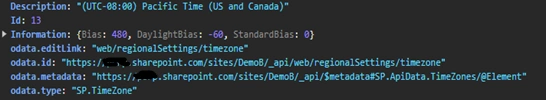 TimeZone API