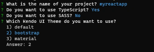 Choose configuration