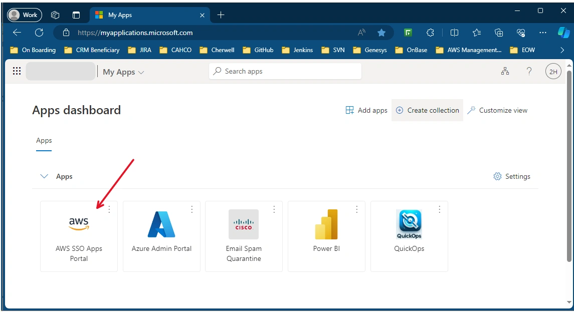 Apps Dashboard