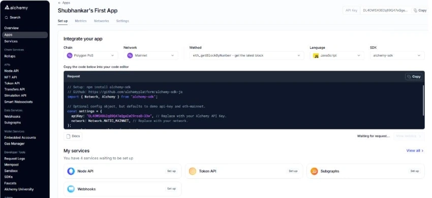 Alchemy dashboard App