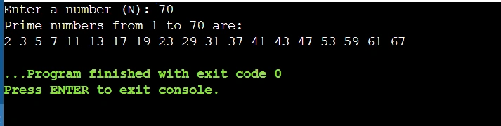 Prime number using a Simple Loop in Java