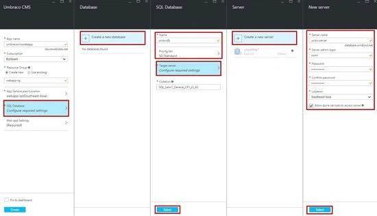 Create a new database