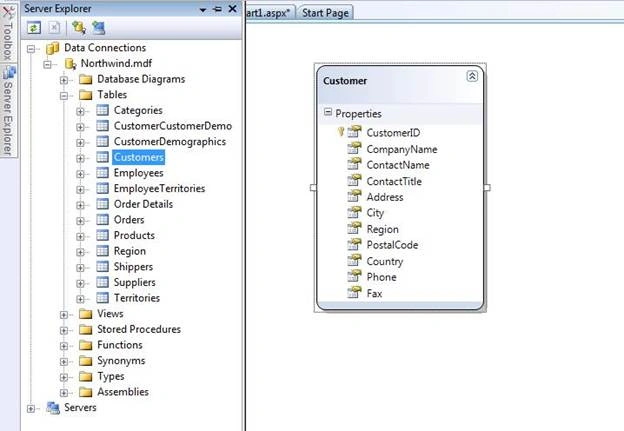 server explorer