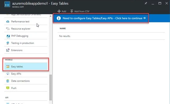 Easy tables