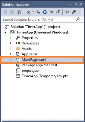 Solution Explorer