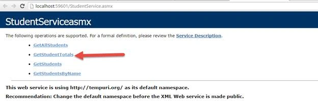 web service 