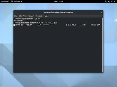 install git