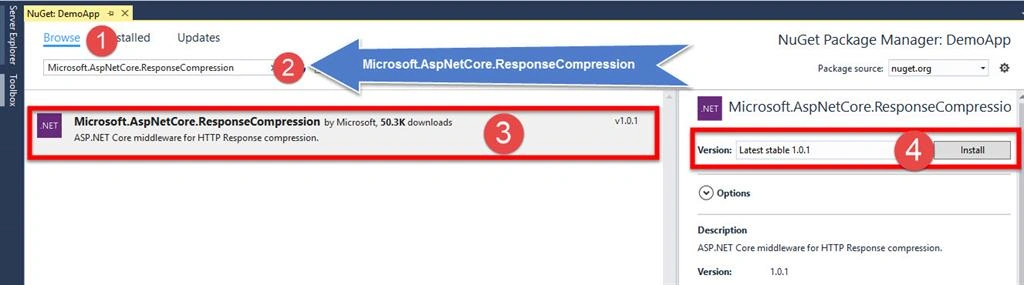 Response Compression Middleware in ASP.NET Core by Nishan Aryal