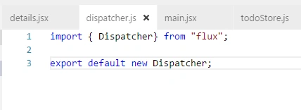 React