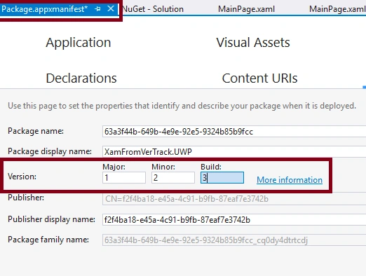 Version Tracking in Xamarin Forms application using Xamarin Essentials for Android and UWP