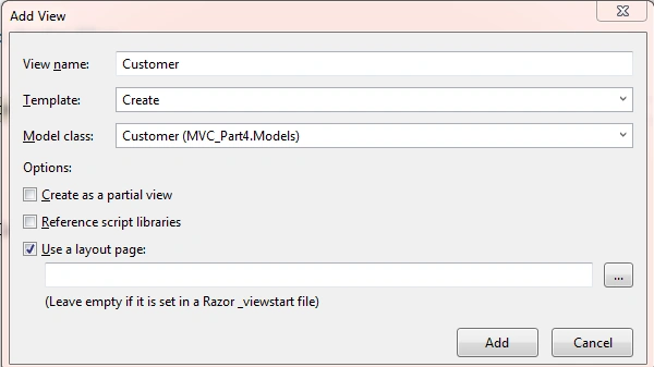 ASP.NET MVC