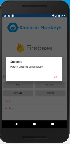 Xamarin.Forms - Working with Firebase Realtime Database CRUD Operations