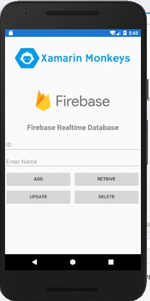Xamarin.Forms - Working with Firebase Realtime Database CRUD Operations