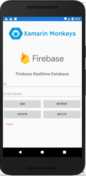 Xamarin.Forms - Working with Firebase Realtime Database CRUD Operations