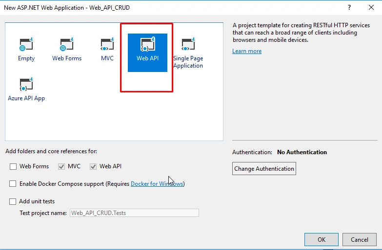 CRUD In Web API Using SQL Server