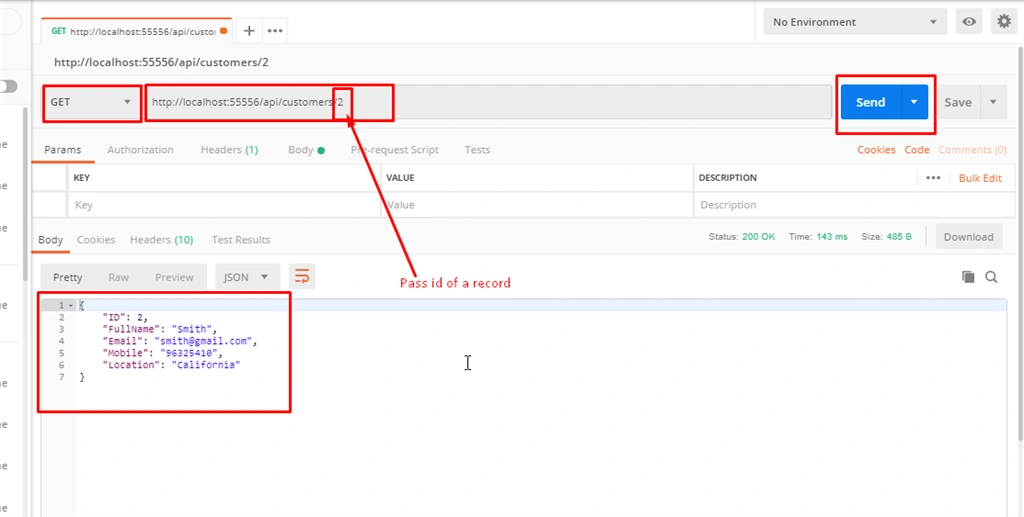 CRUD In Web API Using SQL Server