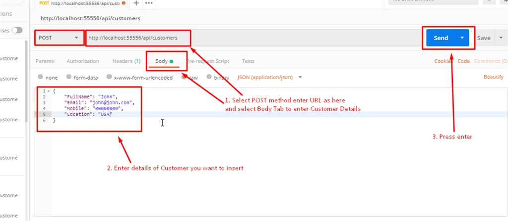 CRUD In Web API Using SQL Server