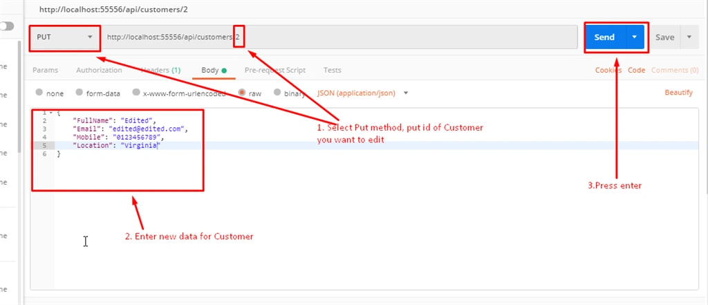 CRUD In Web API Using SQL Server