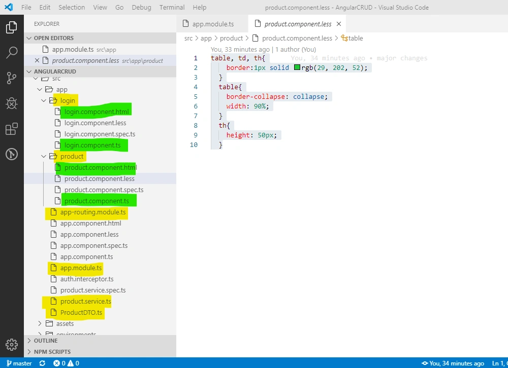 Angular 8 CRUD With Oauth2.0 In WebAPI