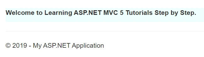 HTML Helpers In ASP.NET MVC 5