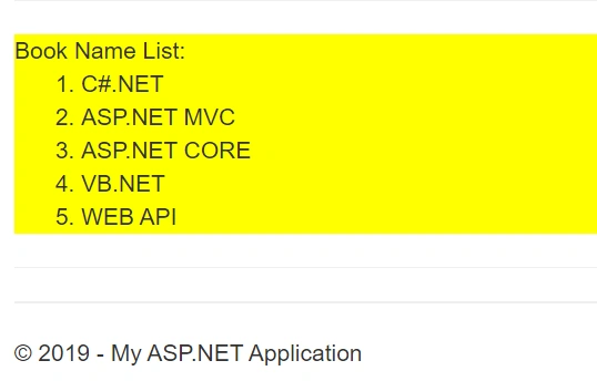 HTML Helpers In ASP.NET MVC 5
