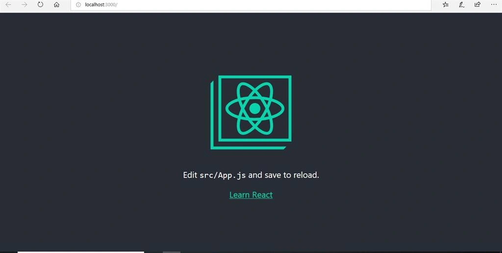 Demo screen after created a project