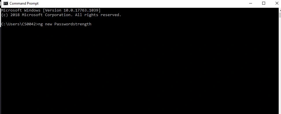 Password Strength In Angular