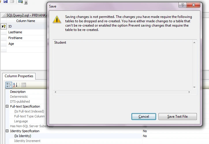 Detail Description About Primary Key In SQL Server