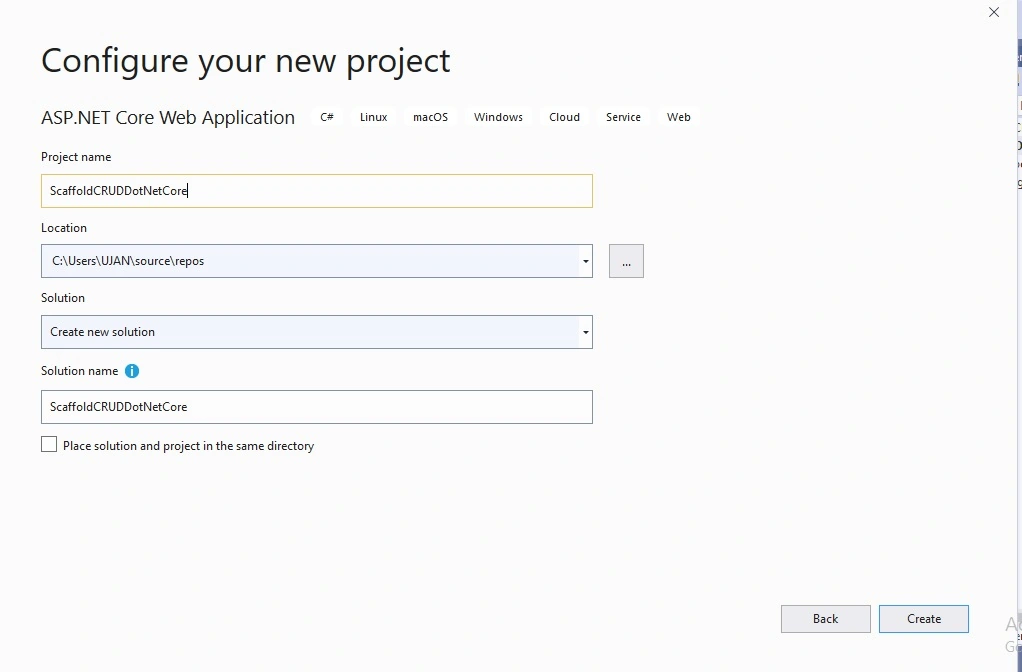 Simple Scaffolding CRUD Operations In ASP.NET Core Using EF Core DB First Approach