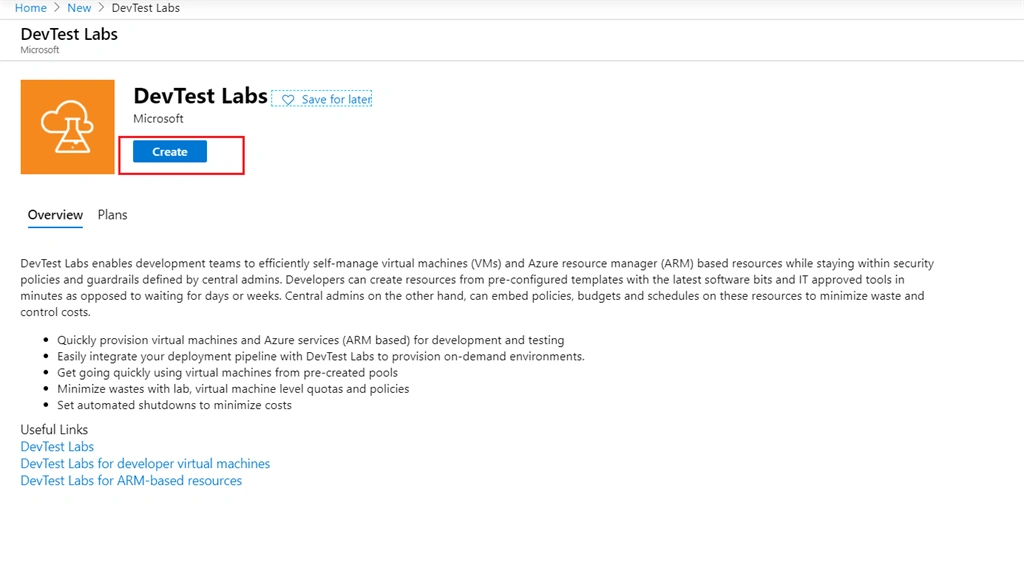 Setup Azure Dev Test Lab For SharePoint 2019