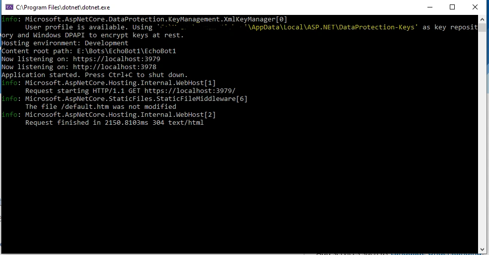 Design And Develop A Greeting Bot using Microsoft Bot Framework On VS2019 Community Version