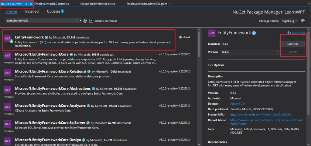 Entity Framework DBFirst Approach Step By Step Guide