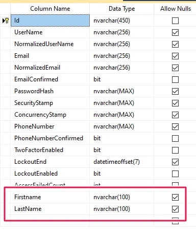 New database