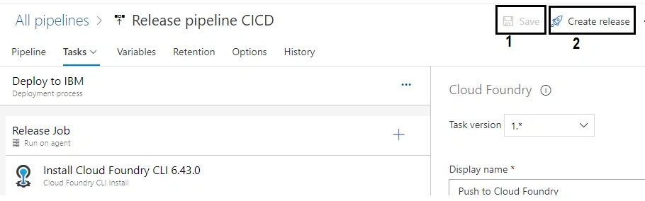 Set Up Continuous Deployment Pipeline For Cloud Foundry Application Using Azure Devops
