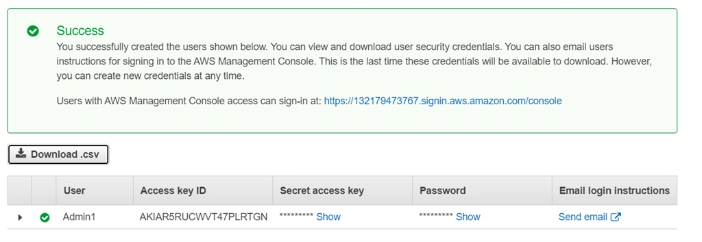Set Up An IAM User And The Alert For Budget In AWS