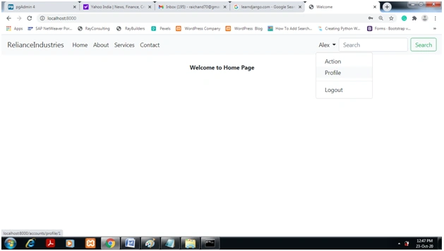 Django CRUD And User Authentication With Django Class Based View And Using PostgreSQL Database Server