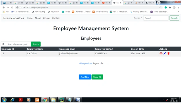 Django CRUD And User Authentication With Django Class Based View And Using PostgreSQL Database Server