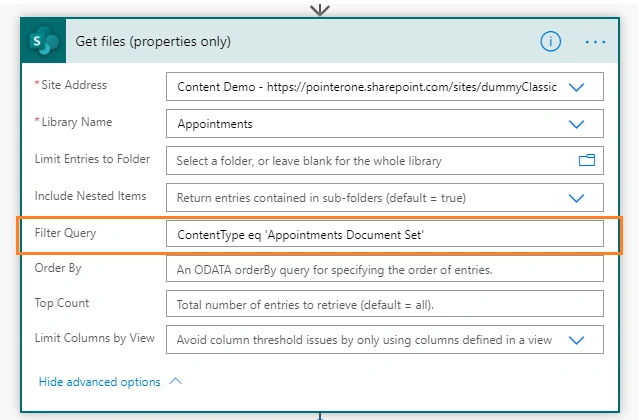 Power Automate - Archive SharePoint Online Document Set