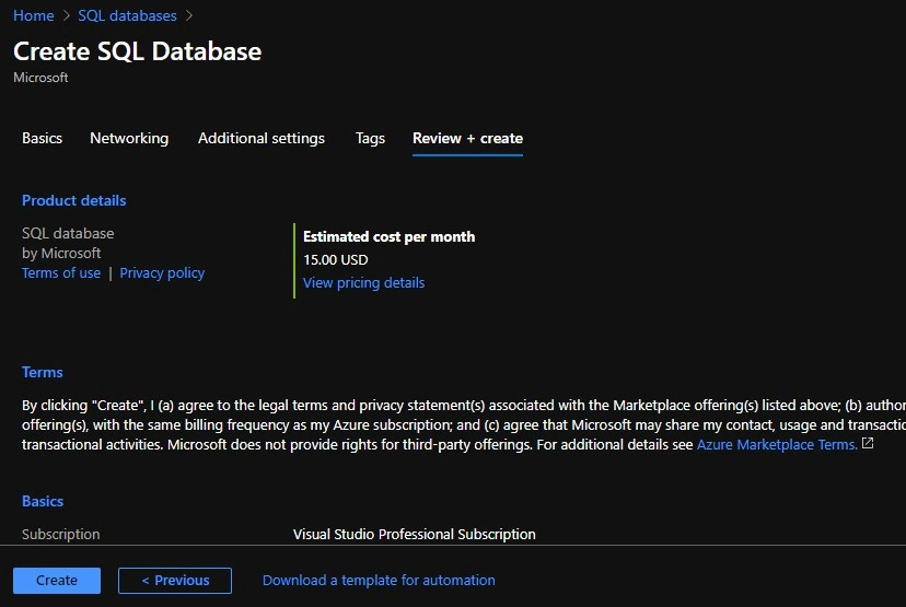 Creating Your First Azure SQL Database And Configure Firewall Settings