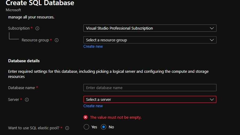 Creating Your First Azure SQL Database And Configure Firewall Settings