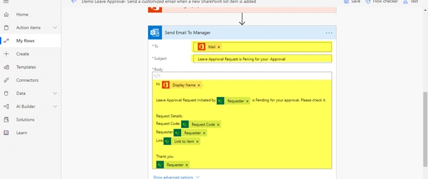 How To Send A Customized Email When A New SharePoint List Item Added