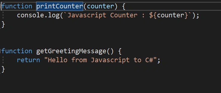 .Net 5 Blazor WASM - Calling JavaScript From C# And Vice Versa