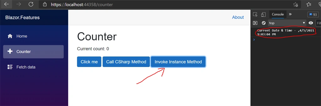 .Net 5 Blazor WASM - Calling JavaScript From C# And Vice Versa